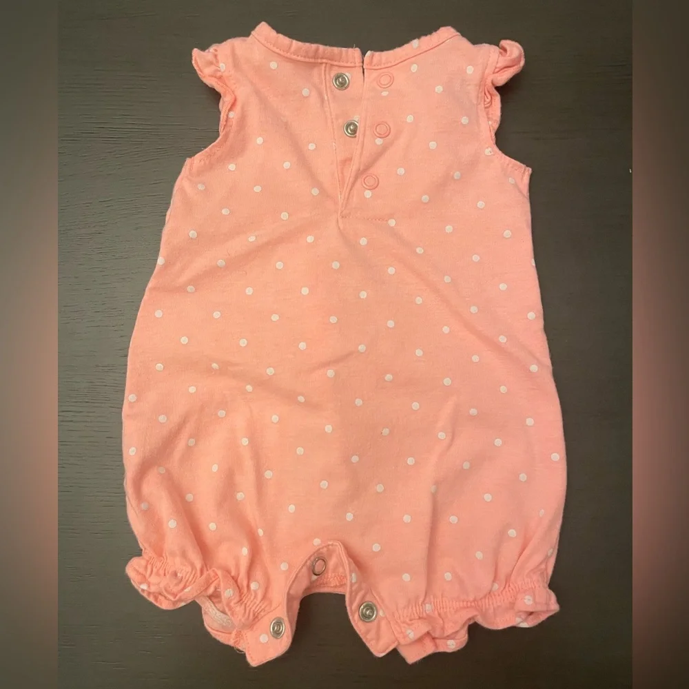 Carter’s Newborn Baby Girl Pink, Black and Tan Onsies Outfits Bundle NWOT - Picture 5 of 14